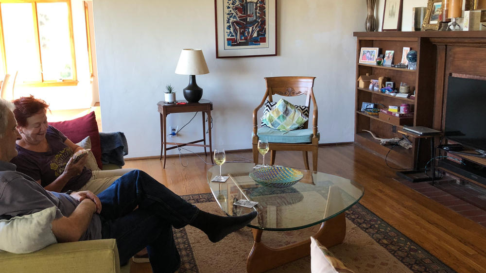 Triangle Coffee Table, Walnut - Customer Photo From Anonymous