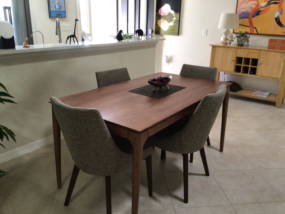 H Dining Table, Walnut