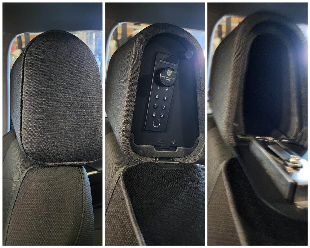 The Headrest Safe, Discreet Vehicle Safes
