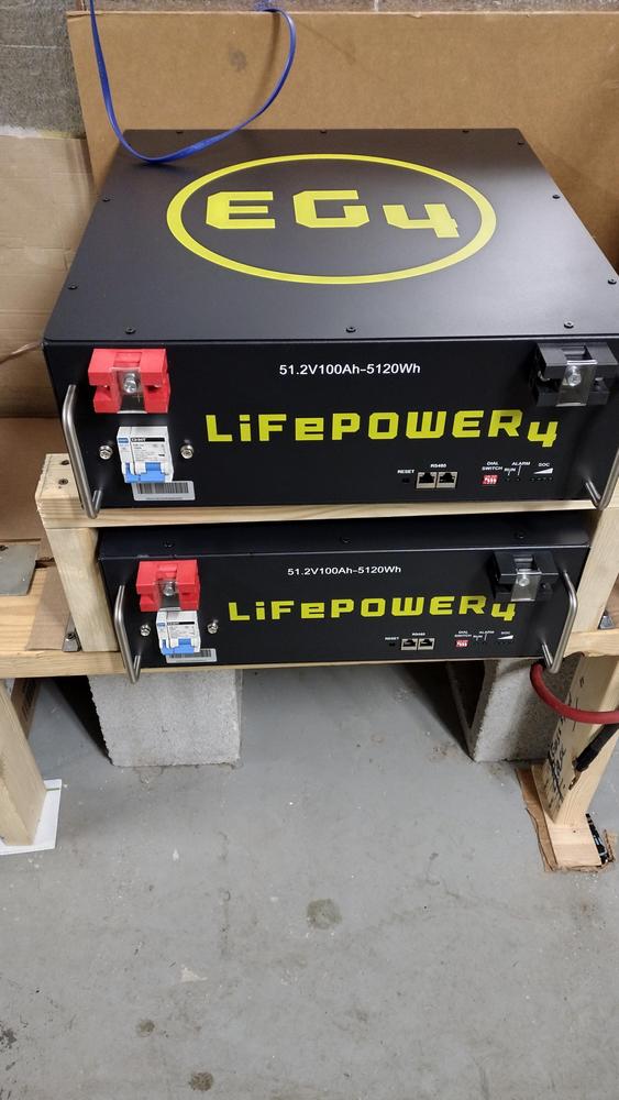 EG4-LifePower4 Lithium Battery, 48V 100AH, 5.12kWh Solar Battery