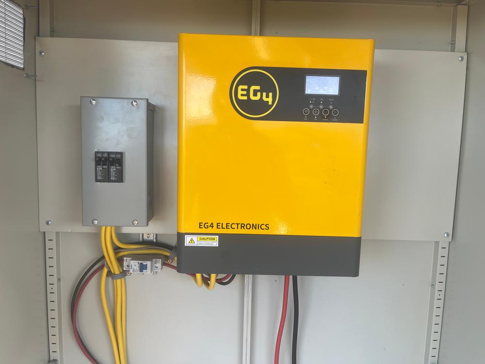EG4 3kW Off-Grid Inverter | 3000EHV-48 | 3000W Output | 5000W PV Input | 500 VOC Input - Customer Photo From Dwight 