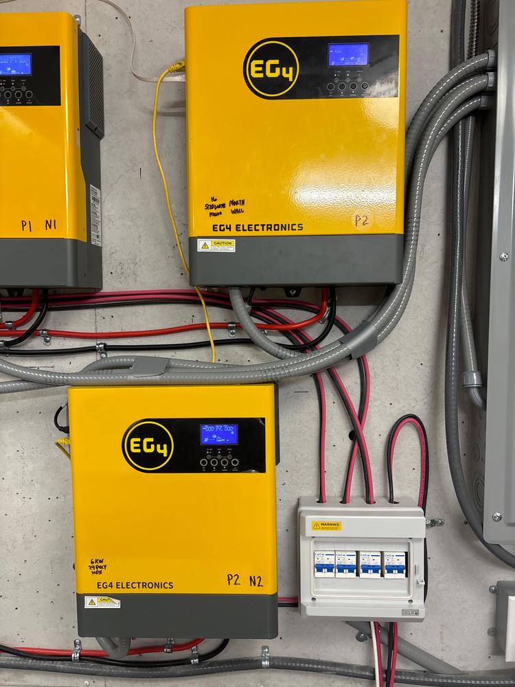 EG4 3kW Off-Grid Inverter | 3000EHV-48 | 3000W Output | 5000W PV Input | 500 VOC Input - Customer Photo From Diy Solar Guy