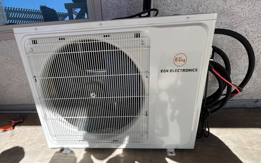 [Component of: KIT-E0012-2] EG4 Hybrid Solar Mini-Split Air Conditioner Heat Pump AC/DC| 24000 BTU | SEER2 21| Energy Star Certified | Plug-n-Cool Do-It-Yourself Installation - Customer Photo From Larry Heinz