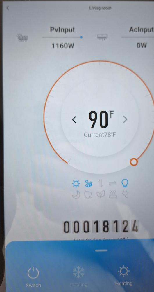 EG4 Hybrid Solar Mini-Split Air Conditioner Heat Pump AC/DC | 12000 BTU | SEER2 22 | Energy Star Certified | Plug-N-Cool Do-It-Yourself Installation - Customer Photo From Devon Taylor