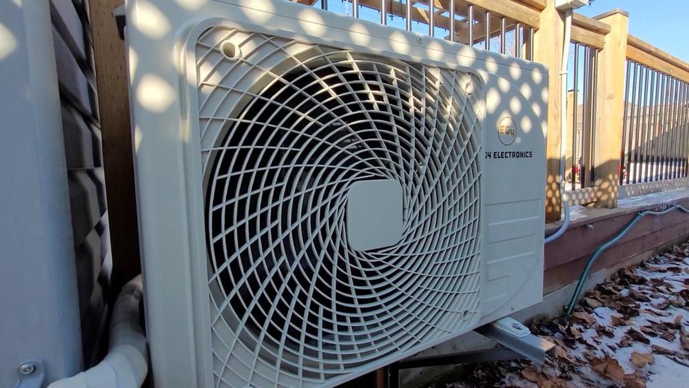 EG4 Hybrid Solar Mini-Split Air Conditioner Heat Pump AC/DC| 24000 BTU |  SEER2 21| Plug-n-Cool Do-It-Yourself Installation
