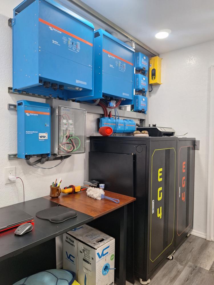 Victron Quattro 48/15000 | 48V Input | 15000VA Output 230V | 200A Charger | Transfer Switch - Customer Photo From S. HALL