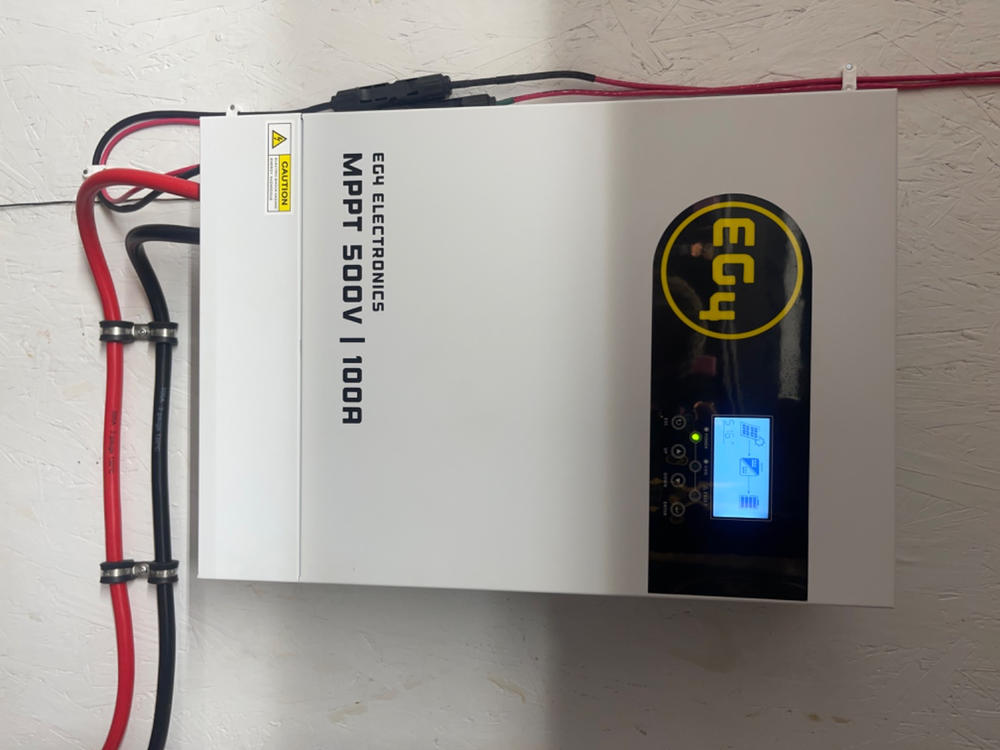 EG4 Solar Charge Controller MPPT | 500VDC 100A | MPPT100-48HV - Customer Photo From tim lemaster
