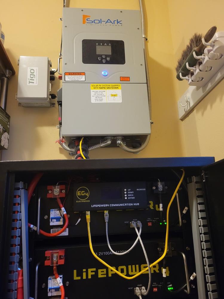EG4 LiFePOWER4 Communications Hub - Customer Photo From Steven Albritton