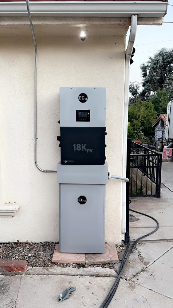 EG4 PowerPro WallMount AllWeather Lithium Battery | 48V 280Ah | 14.3kWh LiFePO4 | All-Weather Energy Storage | UL1973, UL9540A | 10-Year Warranty - Customer Photo From Faruk Tari Oyalade