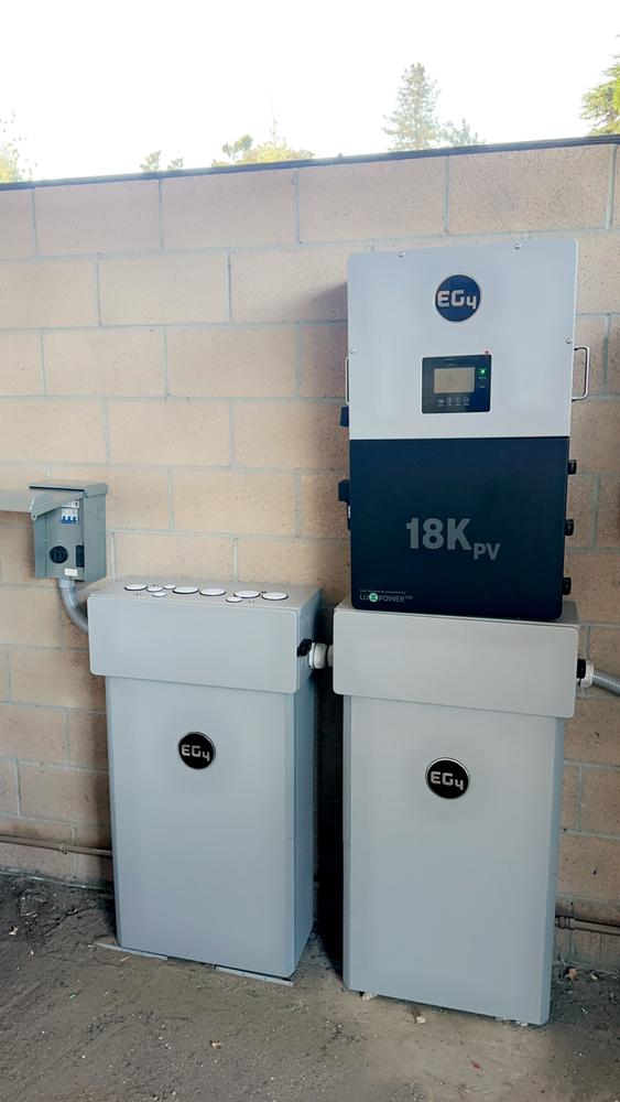 EG4 PowerPro WallMount AllWeather Lithium Battery | 48V 280Ah | 14.3kWh LiFePO4 | All-Weather Energy Storage | UL1973, UL9540A | 10-Year Warranty - Customer Photo From Faruk Tari Oyalade