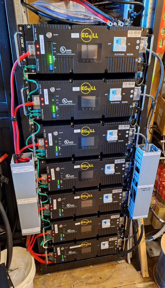 EG4 LL-S Lithium Battery | 48V 100AH | Server Rack Battery | UL1973, UL9540A - Customer Photo From Chris Hill