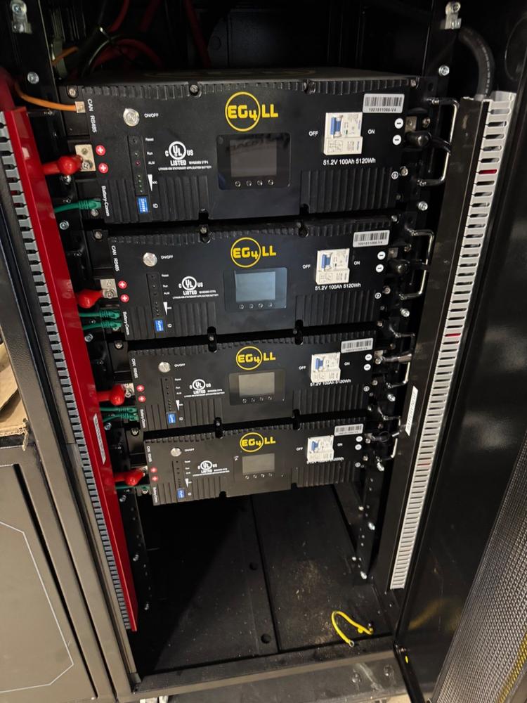 EG4 LL-S Lithium Battery | 48V 100AH | Server Rack Battery | UL1973, UL9540A | 10-Year Warranty - Customer Photo From Wilderich Pellengahr