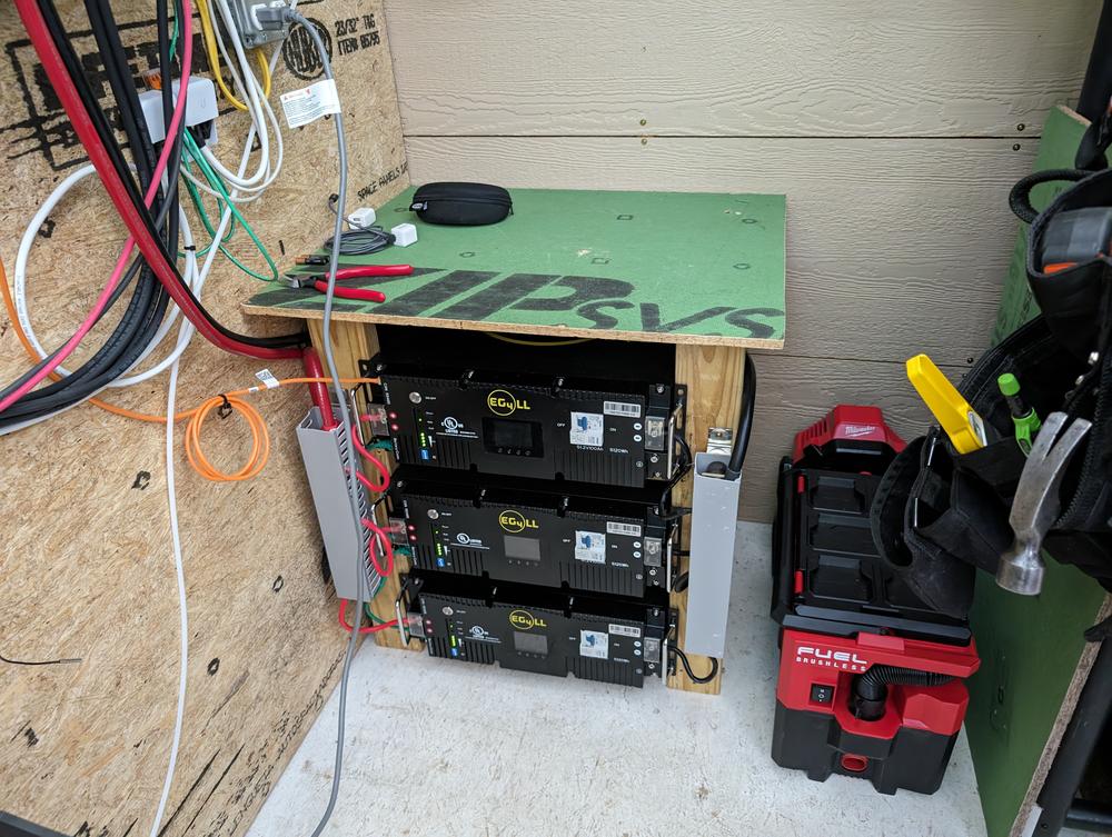 EG4 LL-S Lithium Battery | 48V 100AH | Server Rack Battery | UL1973, UL9540A | 10-Year Warranty (Pre-Order) - Customer Photo From David Berry