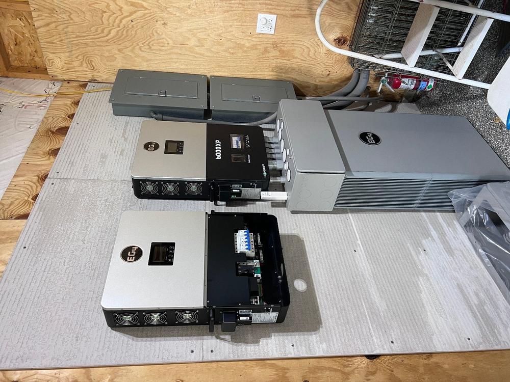 EG4 6000XP Off-Grid Inverter | 8000W PV Input | 6000W Output | 480V VOC Input | 48V 120/240V Split Phase | All-In-One Solar Inverter (Pre-Order) - Customer Photo From Tim Fettig