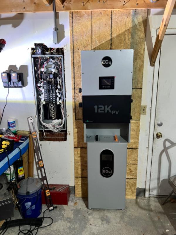 [Component of: BNDL-E0012-1] EG4-WallMount Indoor Battery | 48V 280Ah | 14.3kWh | Indoor | Heated UL1973, UL9540A | 10-Year Warranty - Customer Photo From Bryan Tuttle
