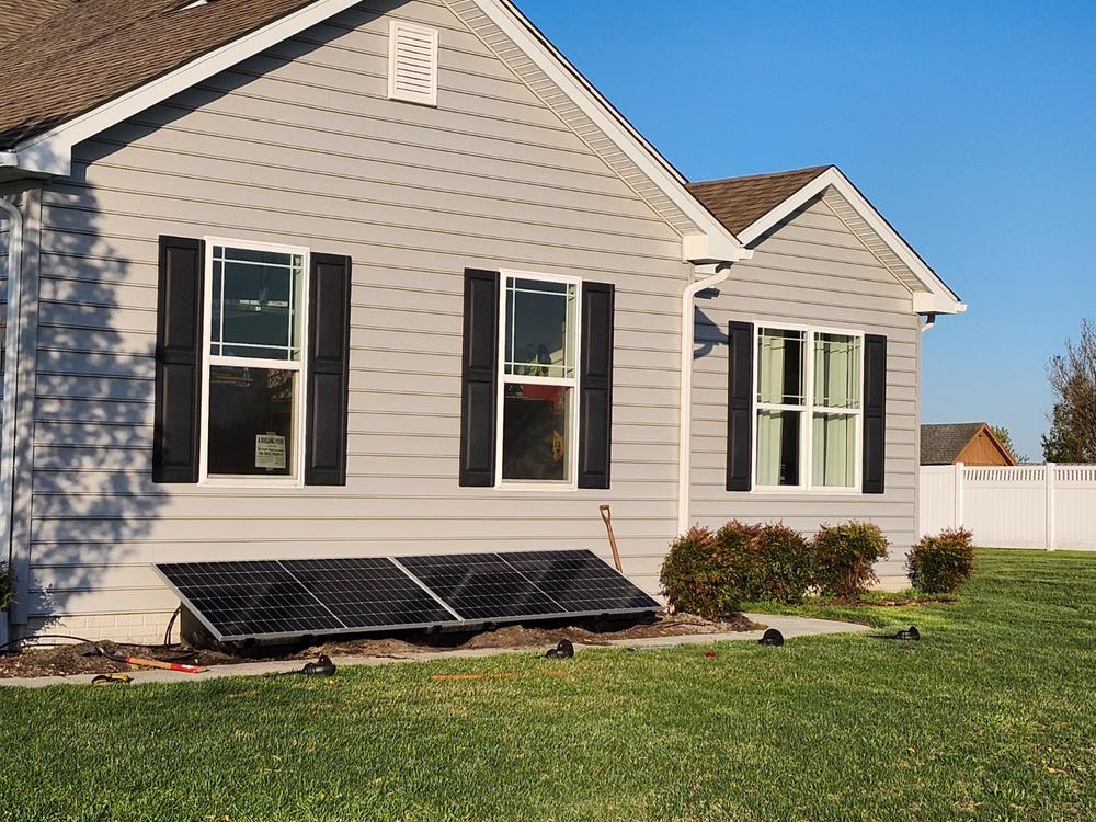 PowerField PowerRack | Solar Module Mounting Rack - Customer Photo From Anthony Gruerio