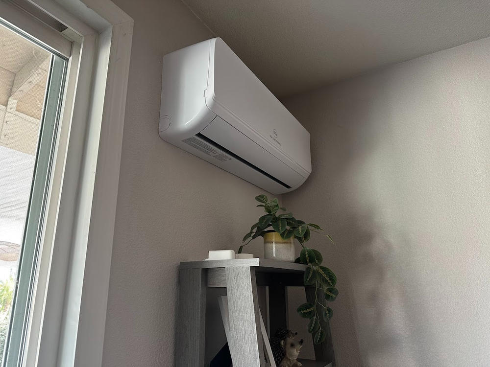 EG4 Hybrid Solar Mini-Split Kit | Energy Star Certified Air Conditioner Heat Pump AC/DC | 12000 BTU | SEER2 22 | +  1800 Watts of Solar PV [KIT-E0011] - Customer Photo From Peter Minion