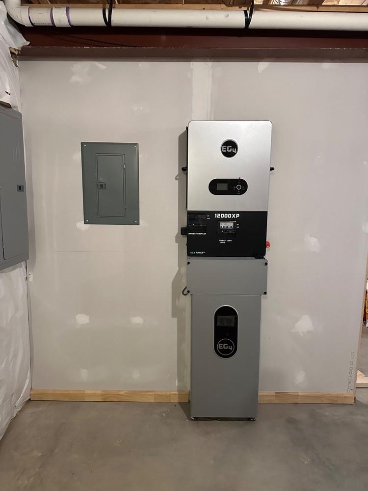 EG4 Indoor Buildable Conduit Box |  Designed for  EG4-WallMount Indoor Battery | ESS67-PP-280A3 - Customer Photo From Michael Baker