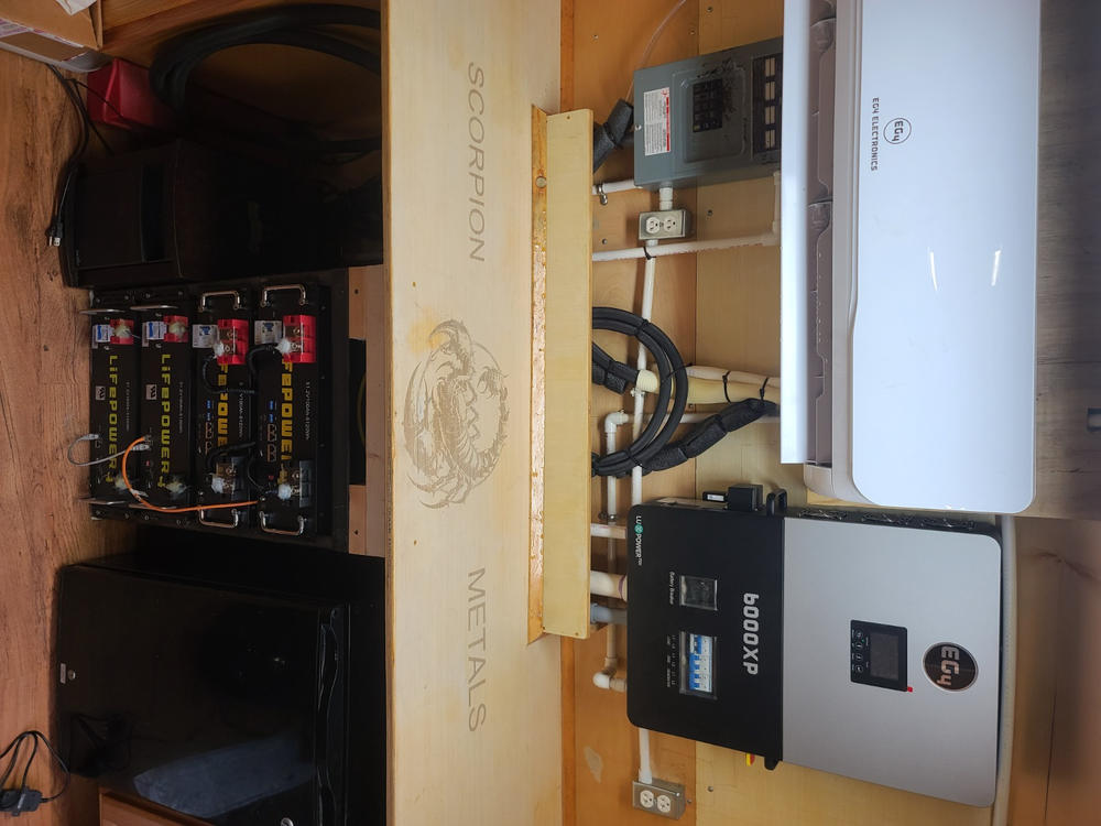 EG4-LifePower4 V2 Lithium Battery | 48V 100AH | Server Rack Battery | UL1973, UL9540A | 10-Year Warranty - Customer Photo From Henry Harmon