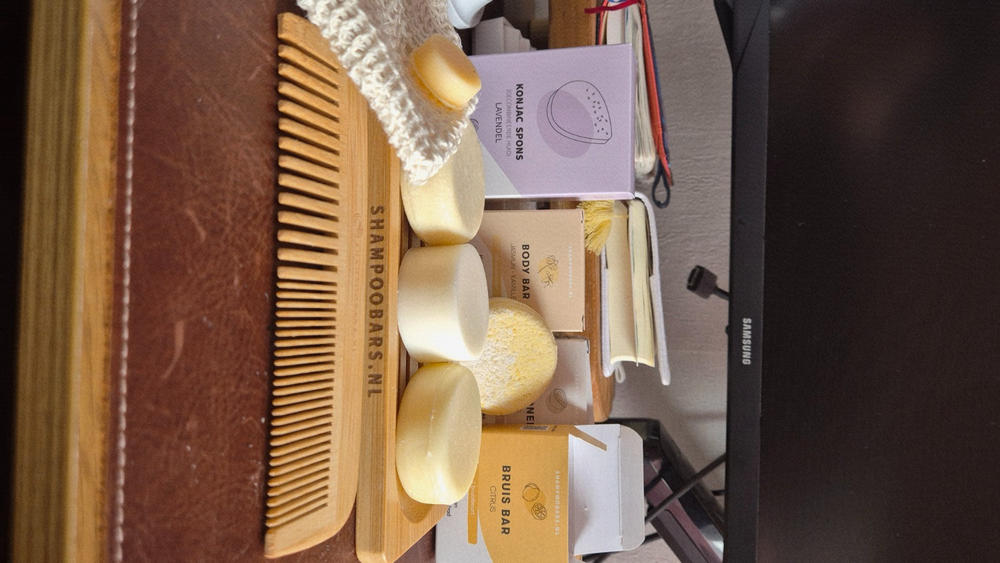 Shampoo, Body, en Conditioner Bar + Bamboe Zeepplank - Customer Photo From Jasmijn Budding