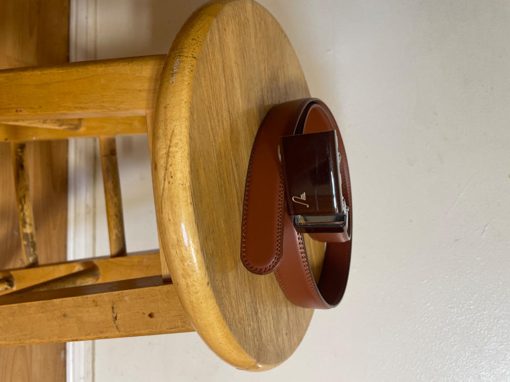 35mm Light Brown Leather - Customer Photo From William Boardman