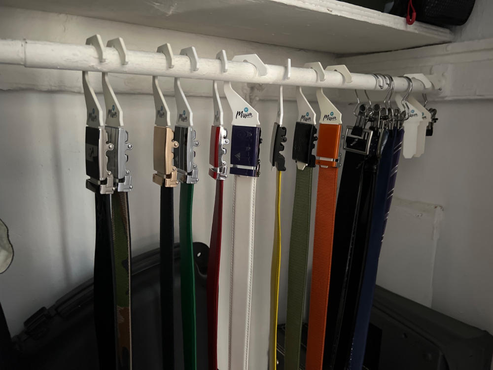 Belt hangers hotsell for closet