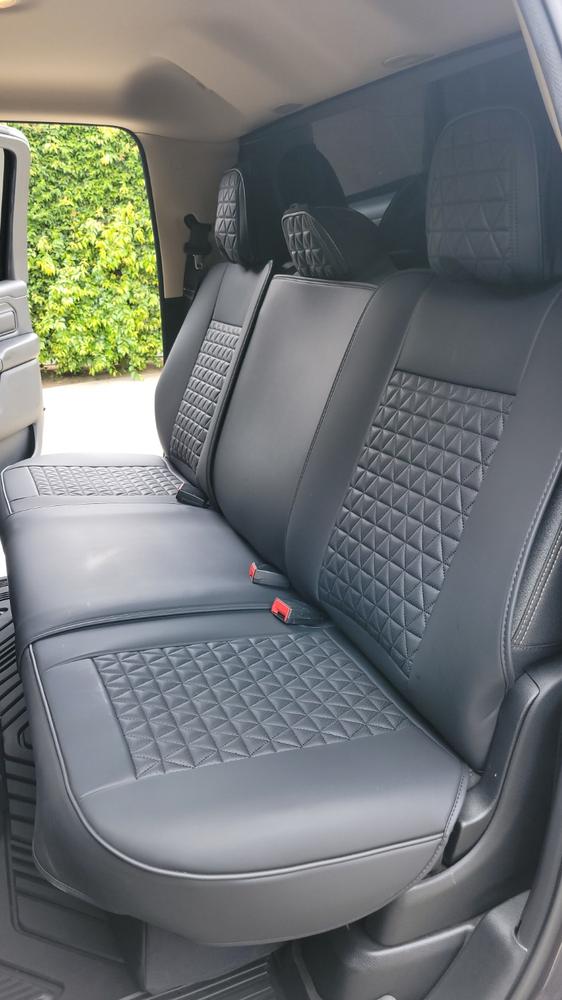Ram black rear seat covers — verified review by Luis C. — Seat Cover Solutions