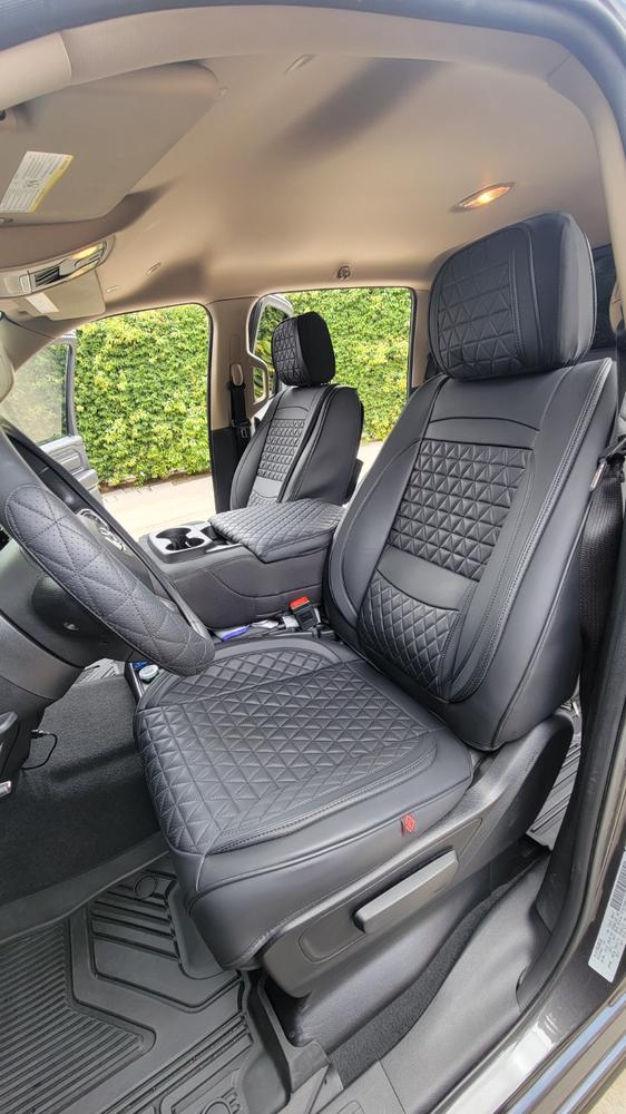 Ram black front seat covers — verified review by Luis C. — Seat Cover Solutions