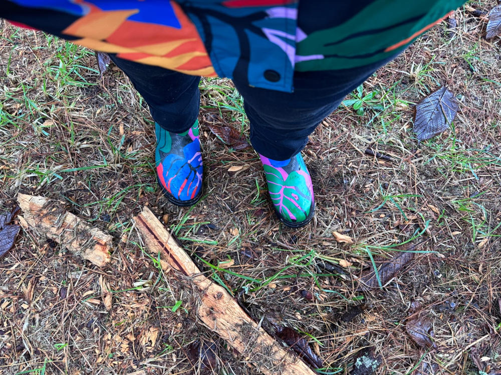 Carnaval waterproof ankle gumboots - Customer Photo From Heather Willis