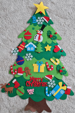 Weihnachtsbaum – fantasievoll mit Baumschmuck zu Kreativität der Kinder anregen. - Customer Photo From David N.