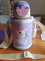 Narsico Trinkflasche – Dank Tasche mit Tragegurt der tägliche Begleiter Deines Kindes - Customer Photo From Daniela. R