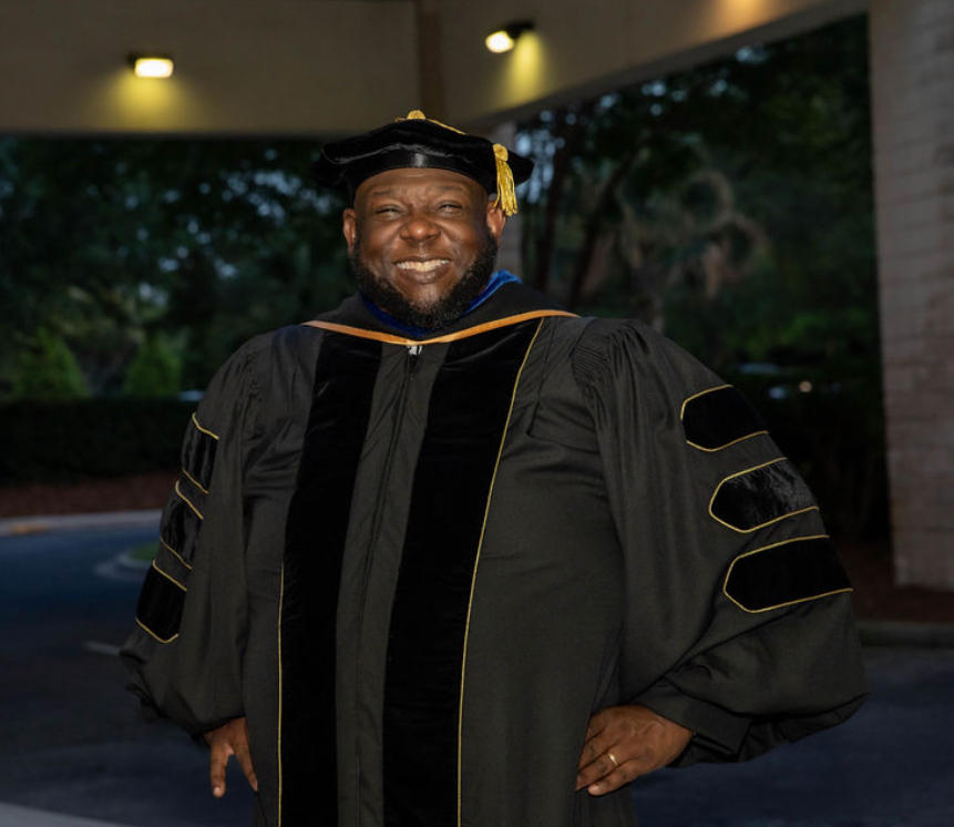 Premium Black Complete Regalia Rental - Customer Photo From Anonymous