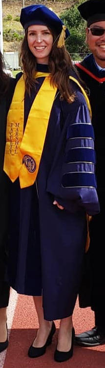 Complete Doctoral Regalia for UCLA - Customer Photo From Lori A.