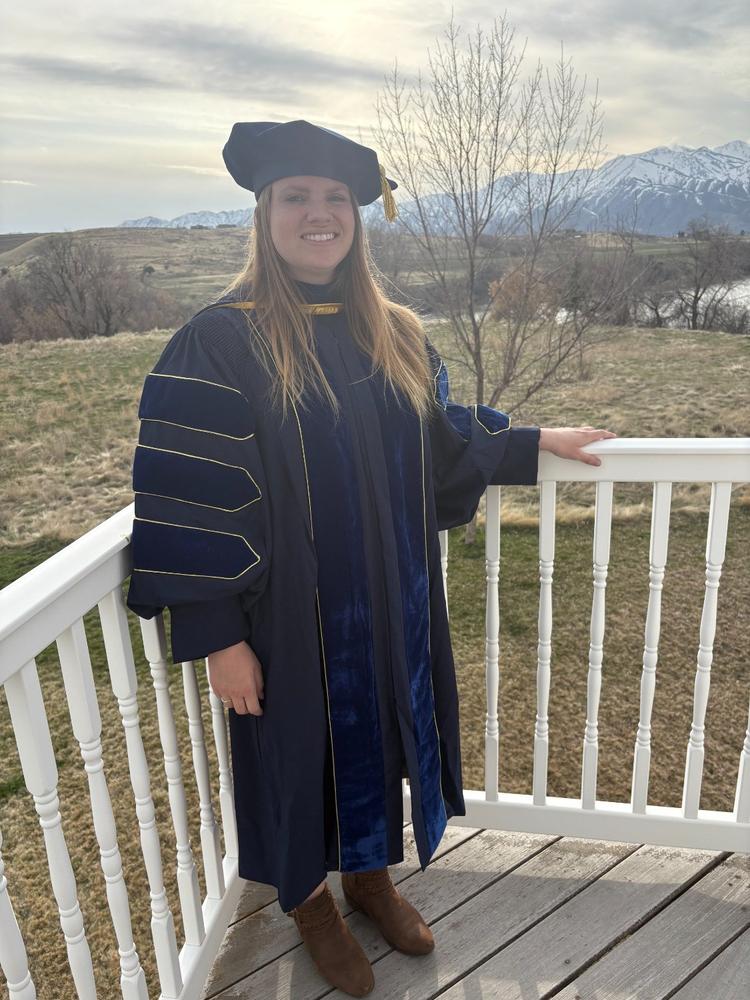 Complete Doctoral Regalia for UC Berkeley - Customer Photo From Anna Nielsen