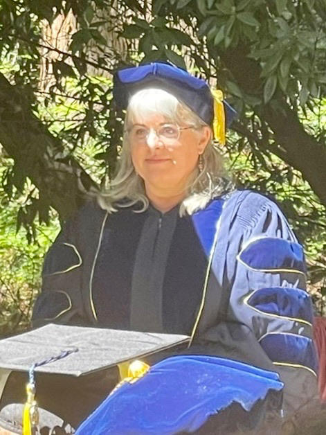 Complete Doctoral Regalia for UC Berkeley - Customer Photo From Victoria Jensen