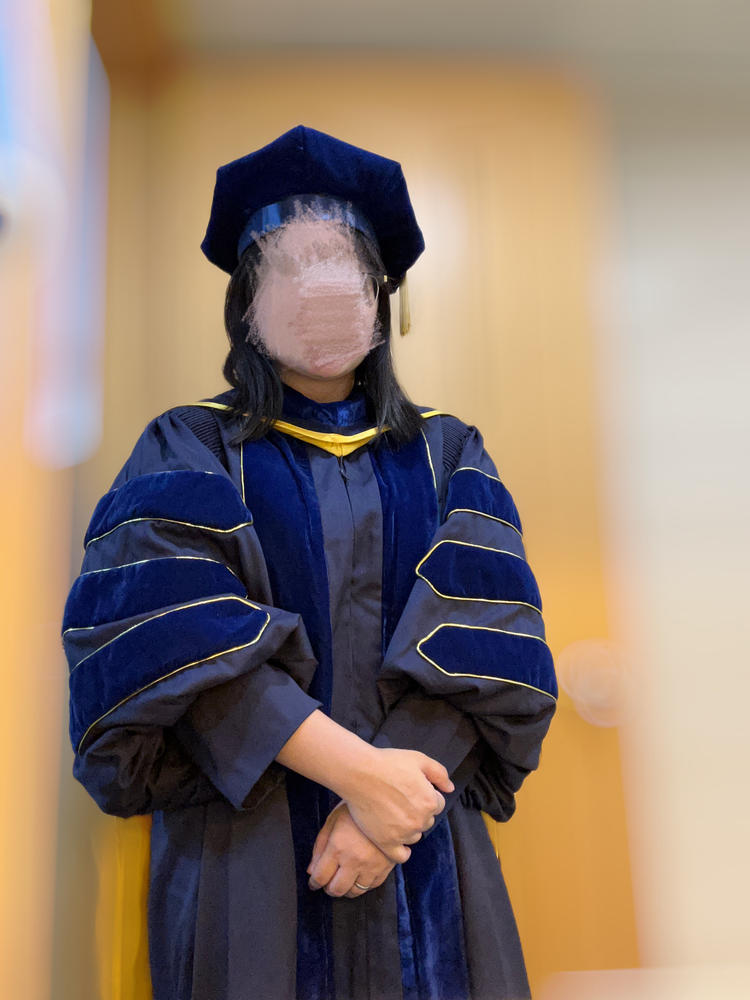 Complete Doctoral Regalia for UC Davis - Customer Photo From Avery