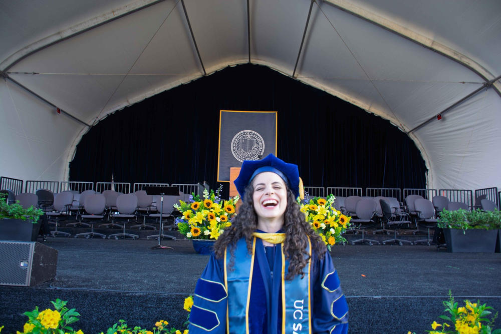 Complete Doctoral Regalia for UC Santa Barbara - Customer Photo From Kevin Heffernan
