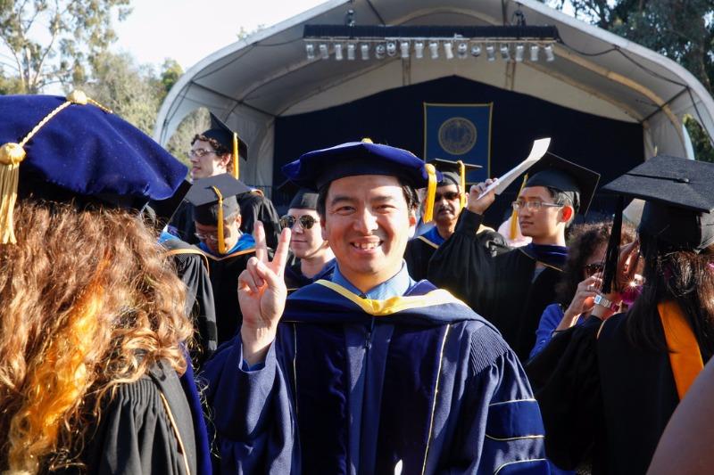 Complete Doctoral Regalia for UC Santa Barbara - Customer Photo From An P.