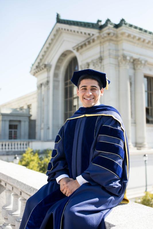 Complete Doctoral Regalia Rental for UC Berkeley - Customer Photo From Anonymous