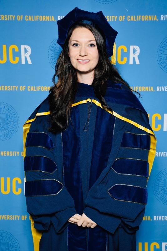 Complete Doctoral Regalia Rental for UC Riverside - Customer Photo From Nichole G.