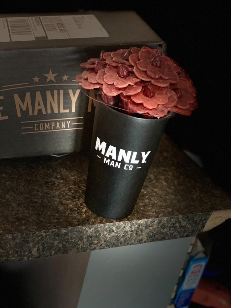 Beef Jerky Flower Bouquet - Black Steel Edition - Customer Photo From Anonymous