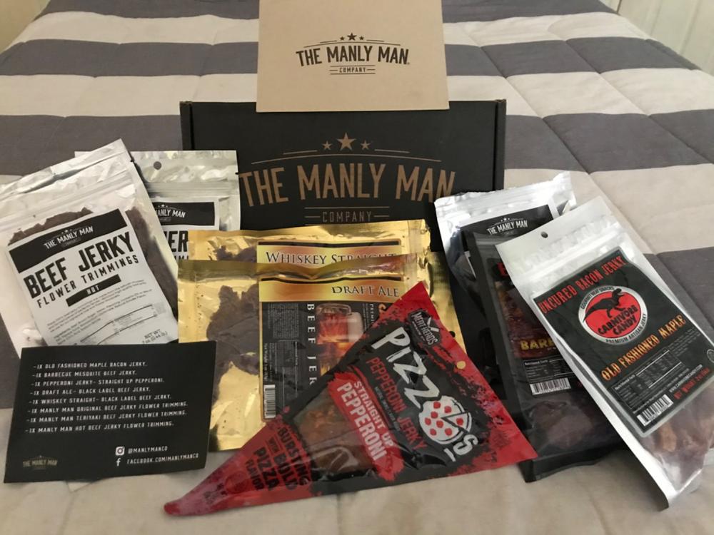 The Manly Man Co.'s Beef Jerky Gift Box