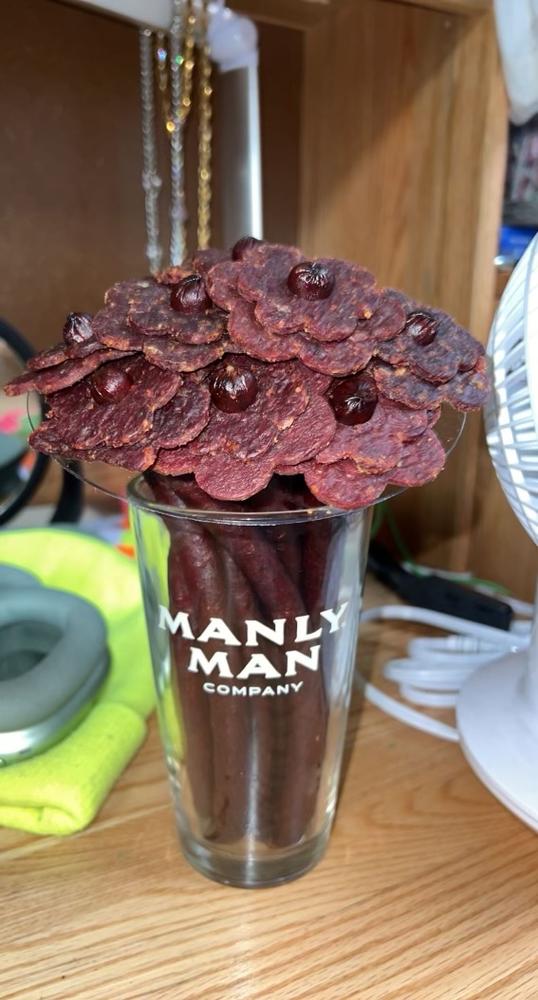 DIY a Manly Beef Jerky Bouquet