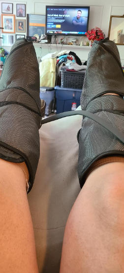 Advanced Leg & Foot Compression Massager for Enhanced Wellness, FIT KING, FT-009A - Customer Photo From Cindy L