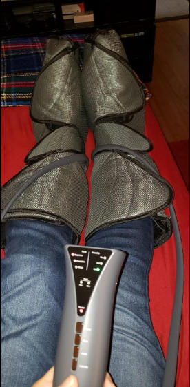 FIT KING Advanced Foot & Leg Compression Massager with Heat Therapy | FT-057A - Customer Photo From Serenity