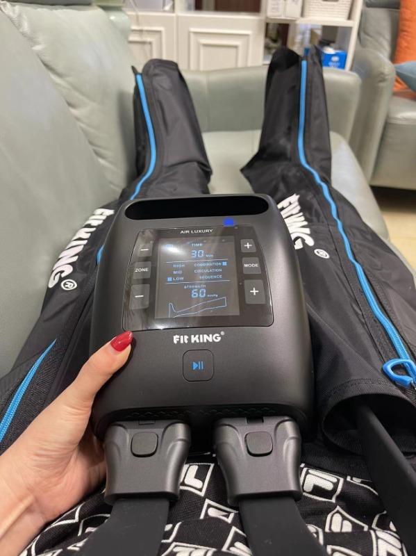 *New* FIT KING Recovery Power Pro Full Leg Compression Massage Boots | FT-091A&109A - Customer Photo From Maco