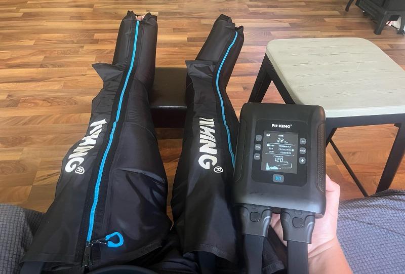 Pro Full Leg Compression Massage Boots - Customer Photo From Wyat