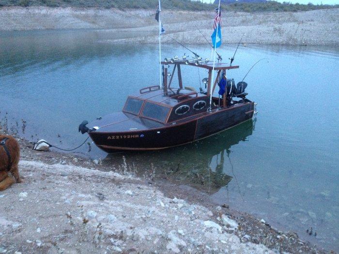 Cruisette Boat Design Plans - Customer Photo From Mark Coleman