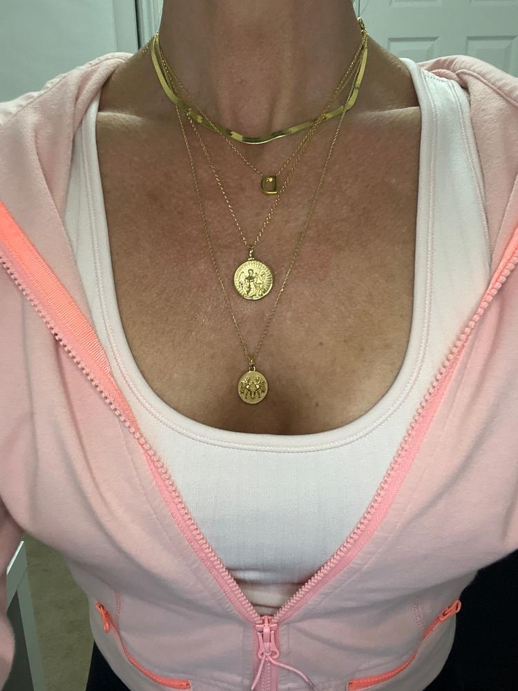 Louis Vuitton Monogram Links Chain Necklace In Bl