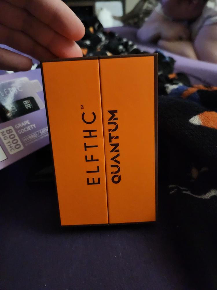 ELF THC Quantum Blend Disposable 8G - Grape Society (Hybrid/Sativa) - Customer Photo From Karl Bergquist